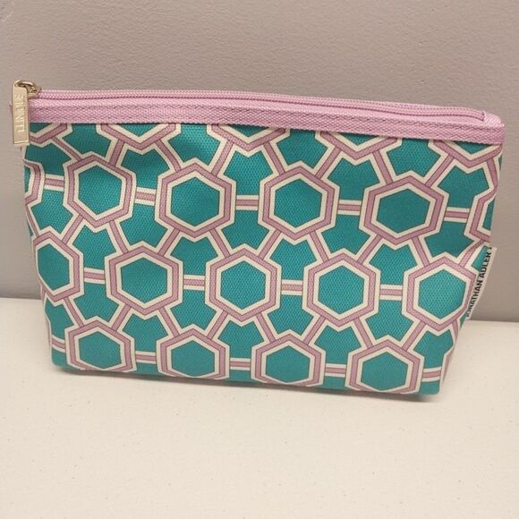 Clinique Makeup Cosmetics Bags Lot Of 3 Marimekko Jonathan Adler Colorful Travel - Picture 4 of 6